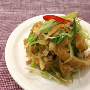 三星蒜苗炒豆皮-封面