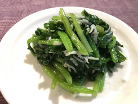 吻仔魚炒菠菜-封面