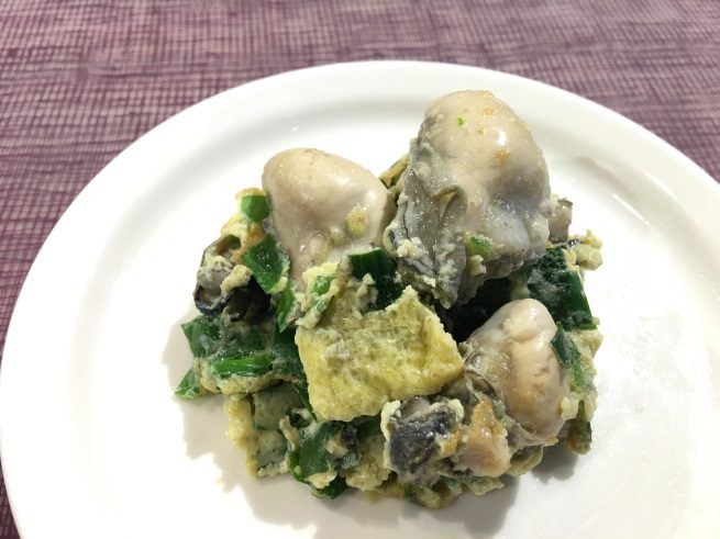 蚵仔韭菜煎蛋