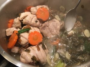 福菜巧燴旗魚-作法5