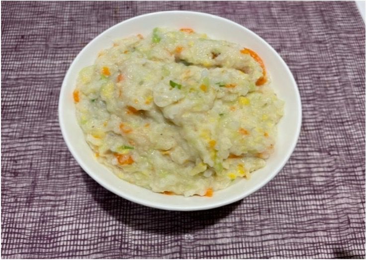樹子鱈魚高麗菜玉米粥